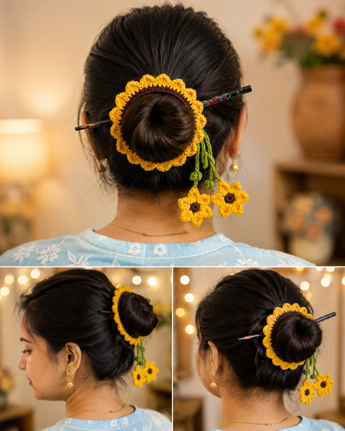 hair bun stick